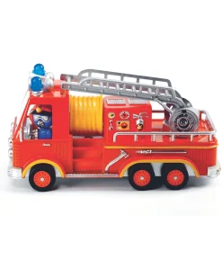 Camion dei Pompieri 'Captain Fire' - Veicolo in Metallo con Sospensioni, Scala e Personaggio