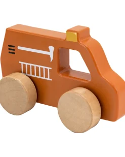 Camion dei Pompieri Giocattolo in Legno - Rosso - 18+ m