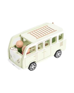 Camper Avventura - Naturale e Verde Chiaro - Legno - da 3 Anni