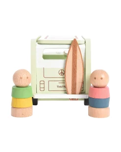 Camper Avventura - Naturale e Verde Chiaro - Legno - da 3 Anni