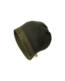 Cappellino Classico - Olive Anthracite - 100% lana merino