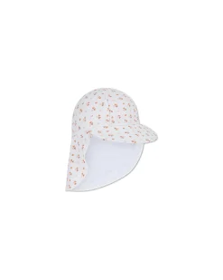 Cappellino con Visiera e Falda Lunga - Cozy Hearts - Tessuto UPF 50+
