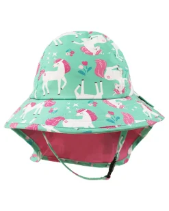 Cappellino Estivo con Falda Lunga Protettiva - UPF 50+ - Unity l'Unicorno