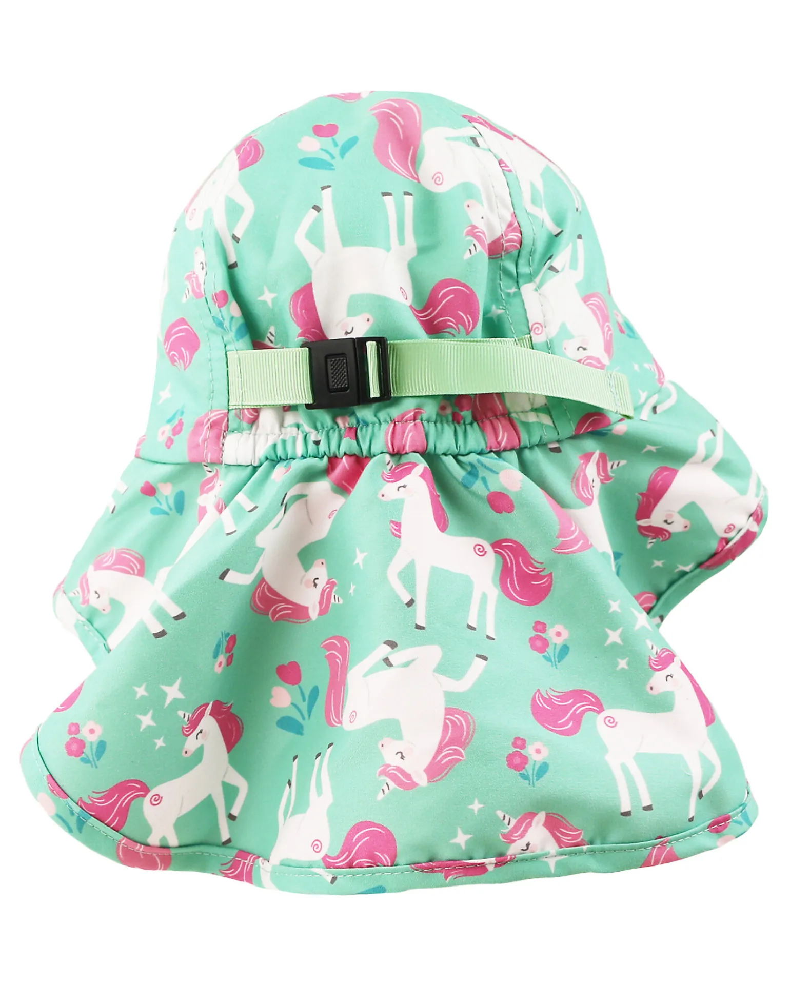 Cappellino Estivo con Falda Lunga Protettiva - UPF 50+ - Unity l'Unicorno