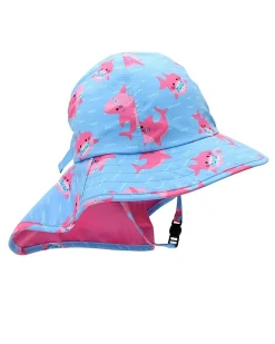 Cappellino Estivo con Falda Lunga Protettiva - UPF 50+ - Sophie lo Squalo