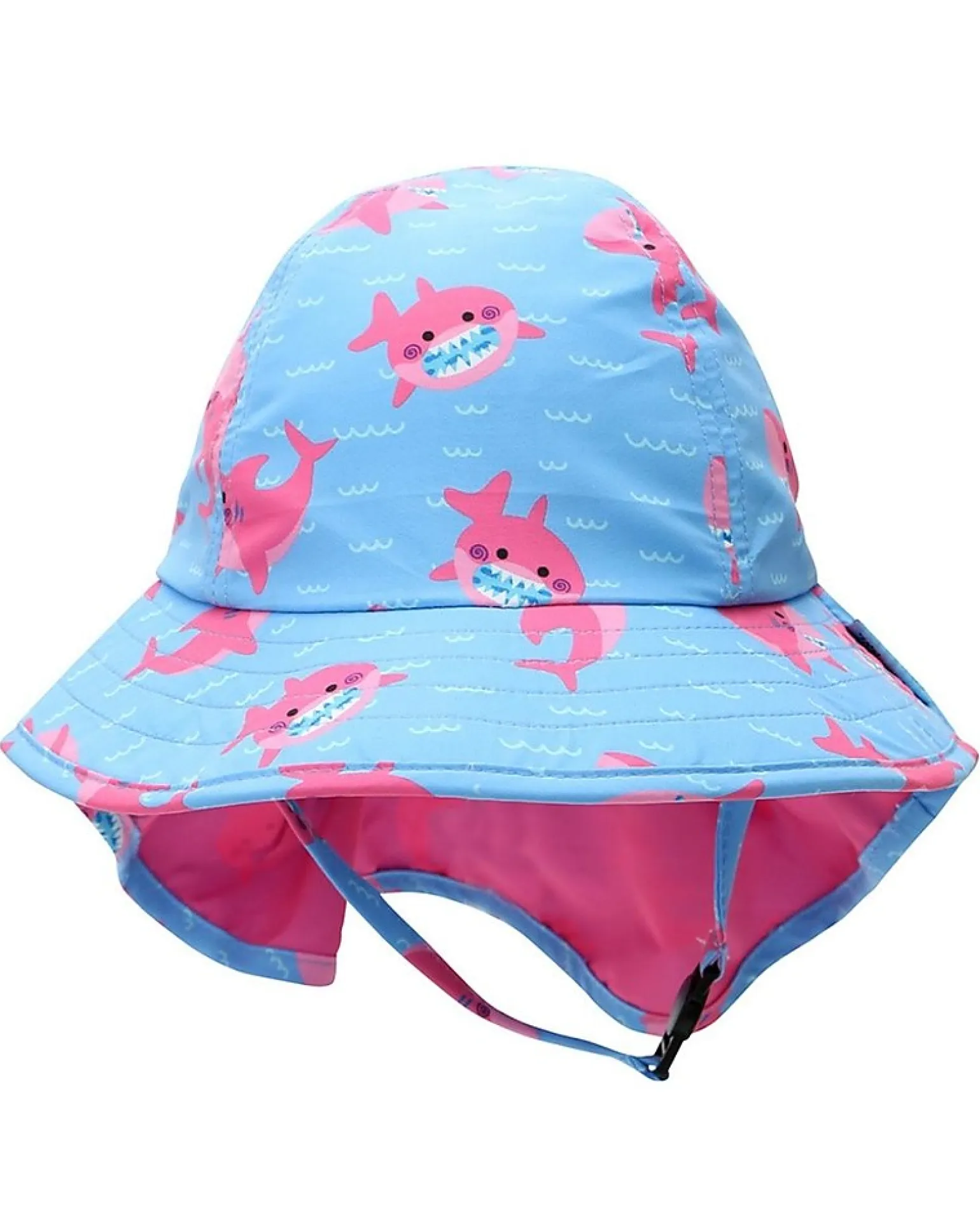 Cappellino Estivo con Falda Lunga Protettiva - UPF 50+ - Sophie lo Squalo