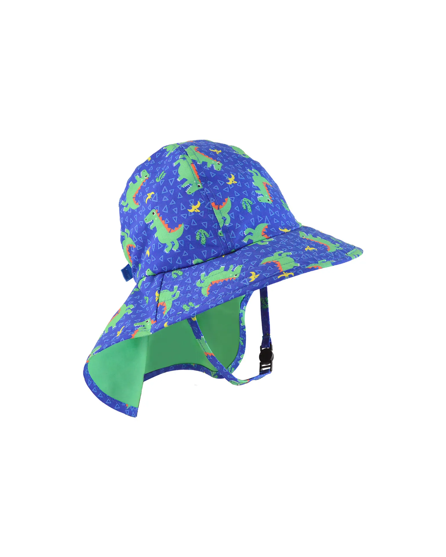 Cappellino Estivo con Falda Lunga Protettiva - UPF 50+ - Devin il Dinosauro