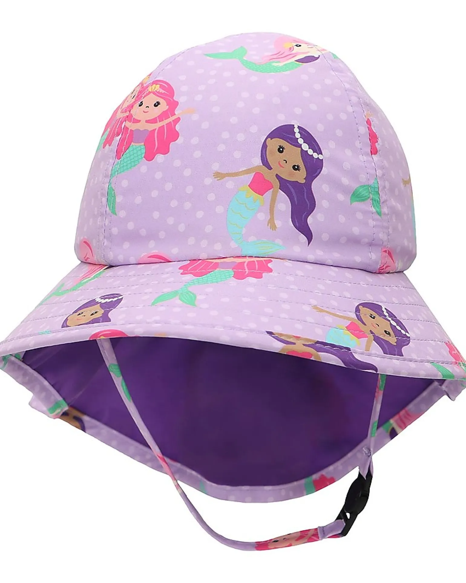 Cappellino Estivo con Falda Lunga Protettiva - UPF 50+ - Sirenetta