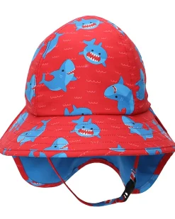 Cappellino Estivo con Falda Lunga Protettiva - UPF 50+ - Squalo