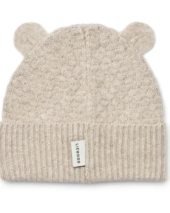 Cappellino Miller con Orecchie - Sabbia Melange - 100% Lana Riciclata