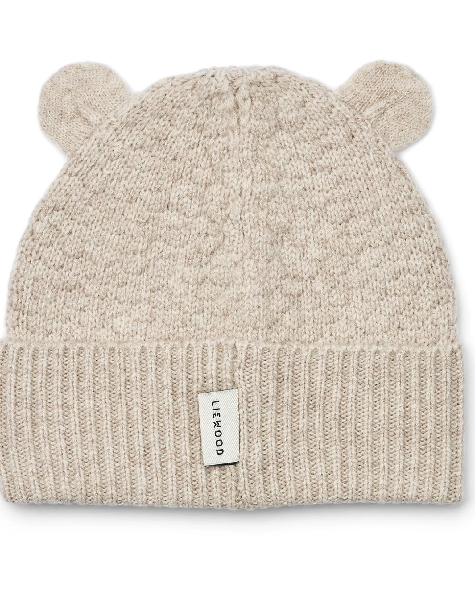 Cappellino Miller con Orecchie - Sabbia Melange - 100% Lana Riciclata