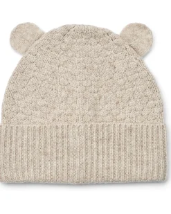 Cappellino Miller con Orecchie - Sabbia Melange - 100% Lana Riciclata