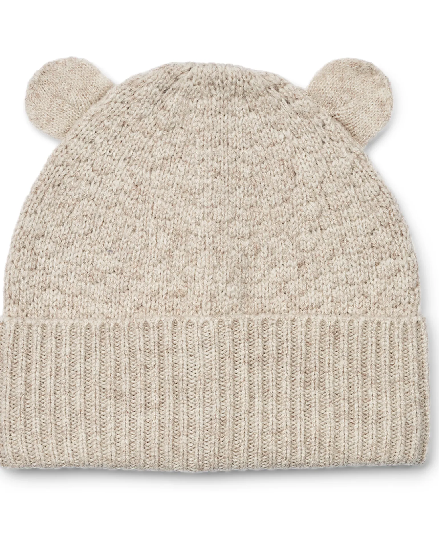 Cappellino Miller con Orecchie - Sabbia Melange - 100% Lana Riciclata