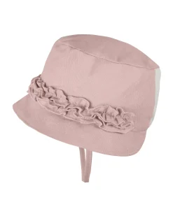 Cappello con Coulisse - Rosa Nude - Lino e Cotone