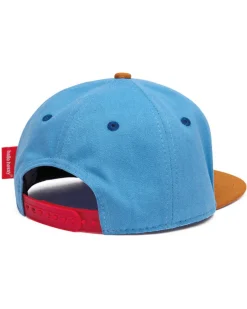 Cappello con Visiera Mini Jean - Marrone e Blu - 100% Cotone Bio