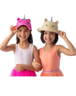 Cappello di Paglia Anti-UV SPF 50+ - Unicorno