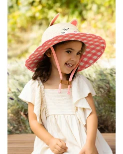 Cappello di Paglia Anti-UV SPF 50+ - Coniglietto