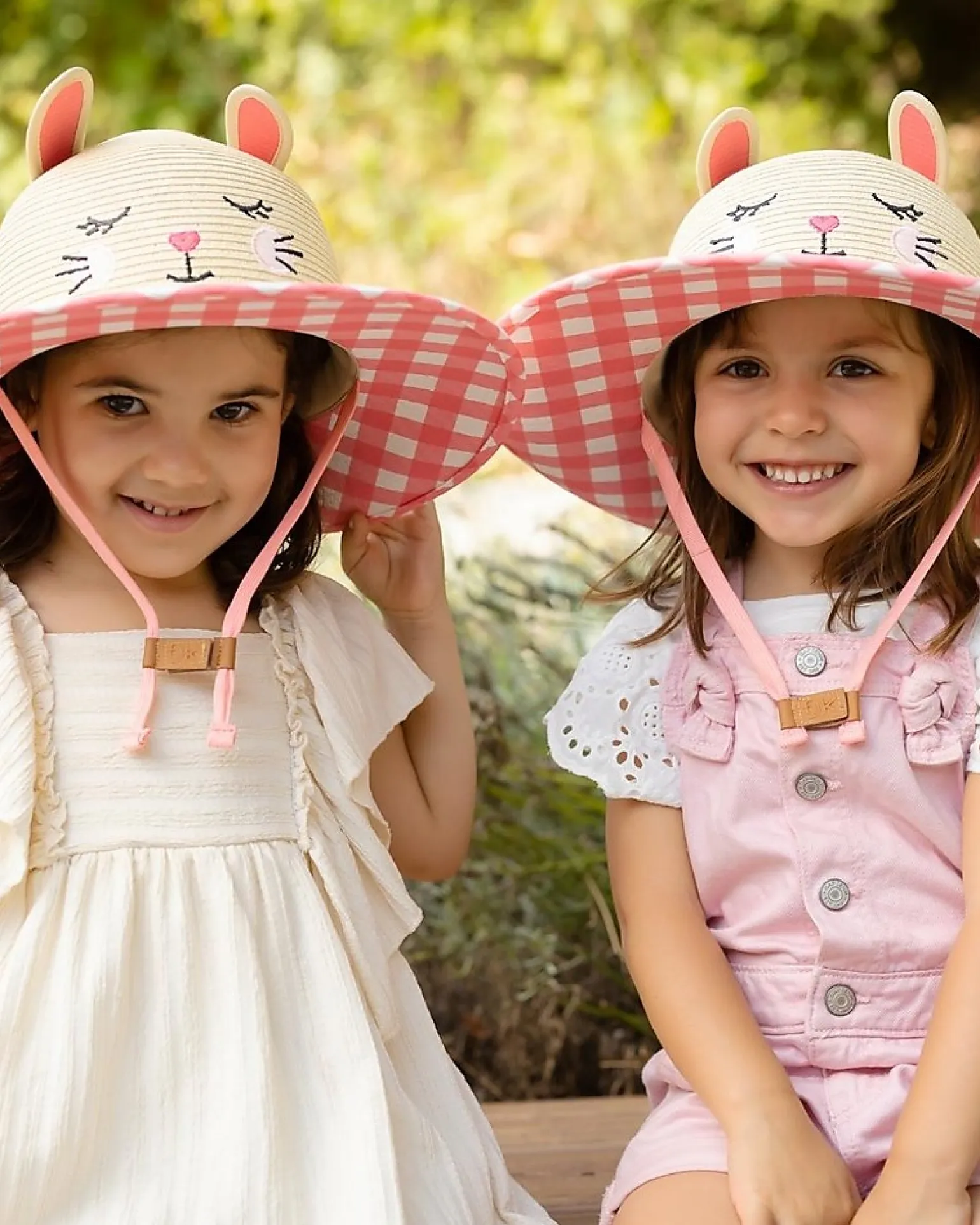 Cappello di Paglia Anti-UV SPF 50+ - Coniglietto