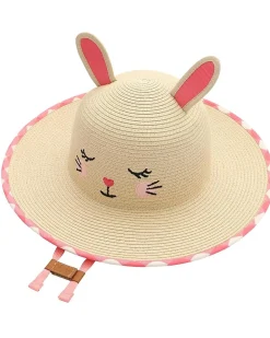 Cappello di Paglia Anti-UV SPF 50+ - Coniglietto