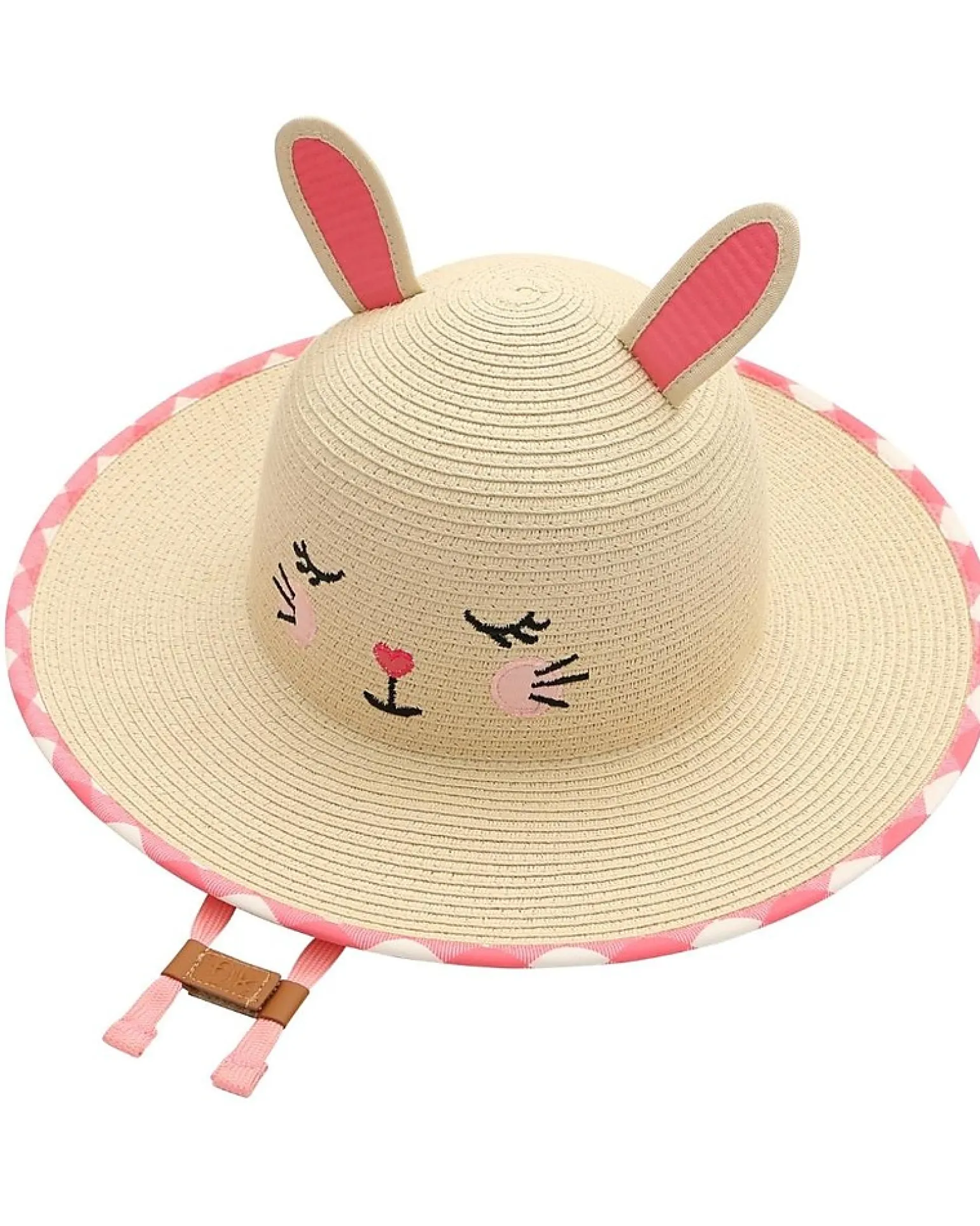 Cappello di Paglia Anti-UV SPF 50+ - Coniglietto