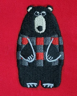 Cappello Estivo Reversibile da Colorare con Pennarelli - 100% Cotone - Orso