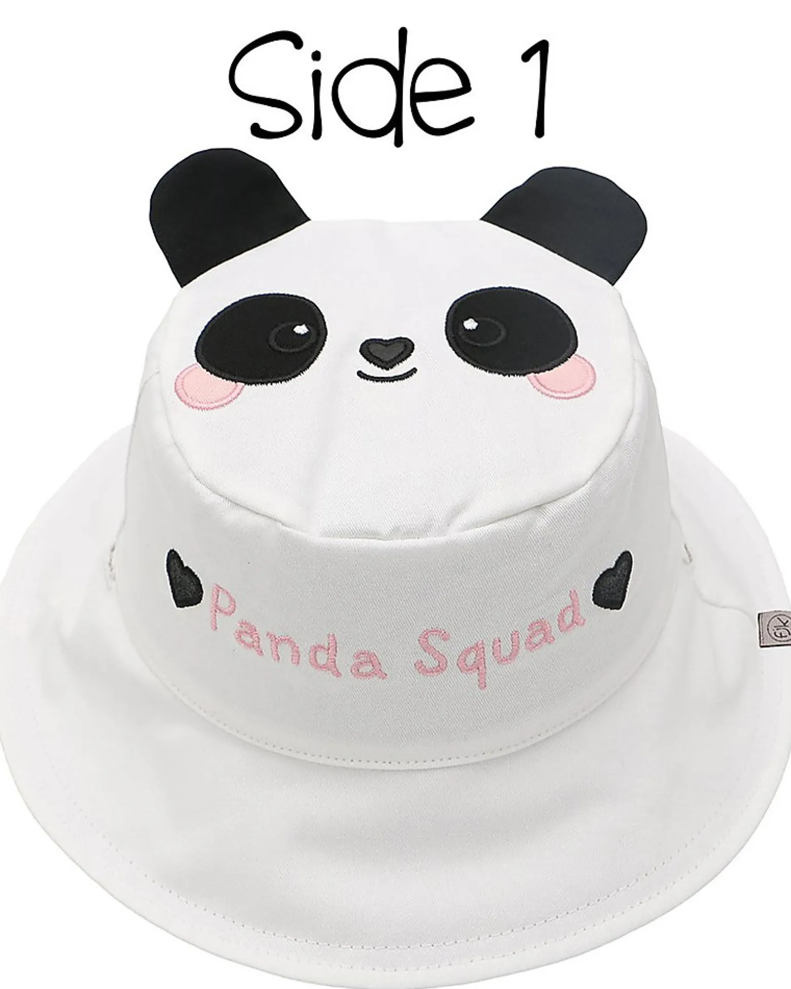 Cappello Estivo Reversibile Anti-UV SPF 50+ - Panda+Koala - 100% Cotone - Nuovo Design