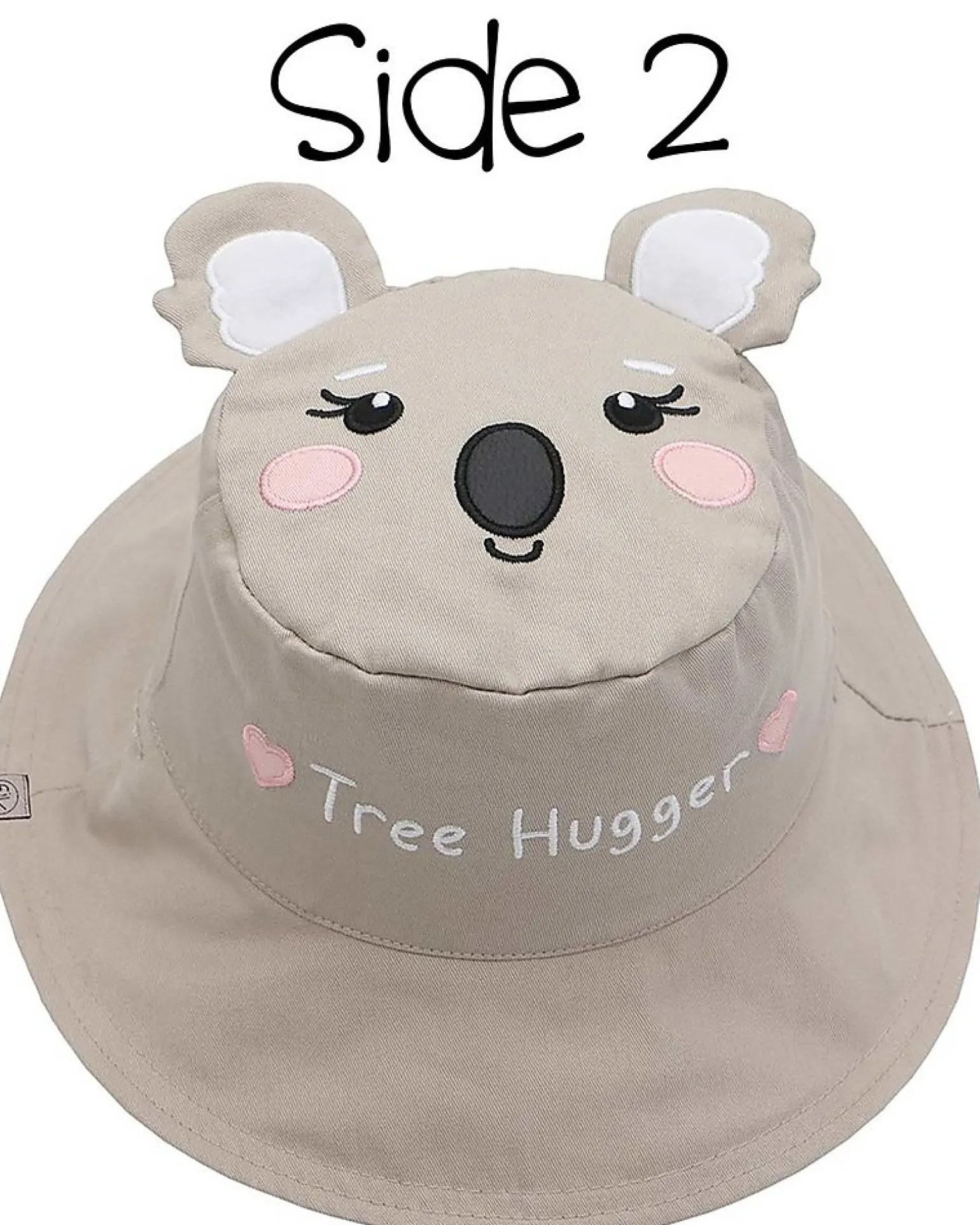 Cappello Estivo Reversibile Anti-UV SPF 50+ - Panda+Koala - 100% Cotone - Nuovo Design