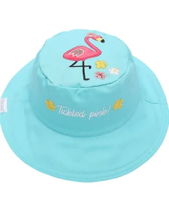 Cappello Estivo Reversibile Anti-UV SPF 50+ Fenicottero+Ananas - 100% cotone