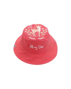 Cappello Estivo Reversibile Anti-UV SPF 50+ - Bunny+Deer - 100% Cotone