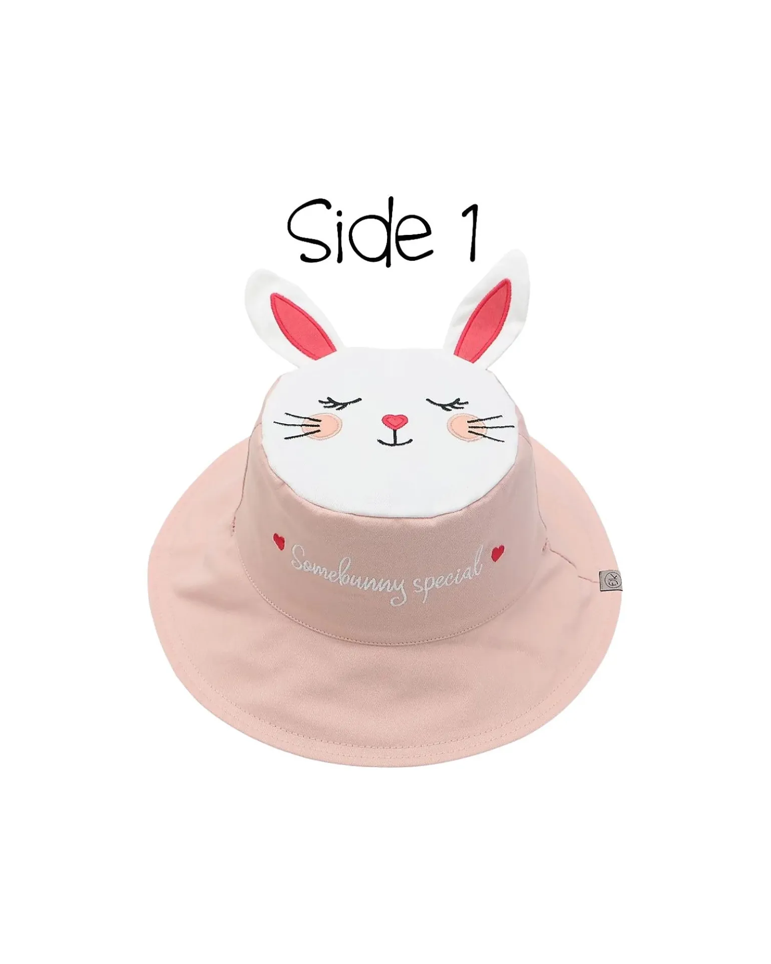 Cappello Estivo Reversibile Anti-UV SPF 50+ - Bunny+Deer - 100% Cotone