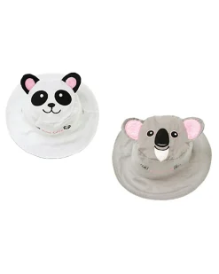 Cappello Estivo Reversibile Anti-UV SPF 50+, Panda+Koala - 100% cotone
