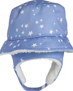 Cappello Invernale Bucket - Stars - Morbido Tessuto Sherpa