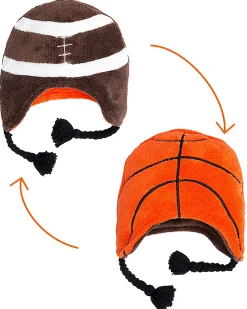 Cappello Invernale Reversibile in Pile - Calcio+Baseball - Anti-UV SPF 50+