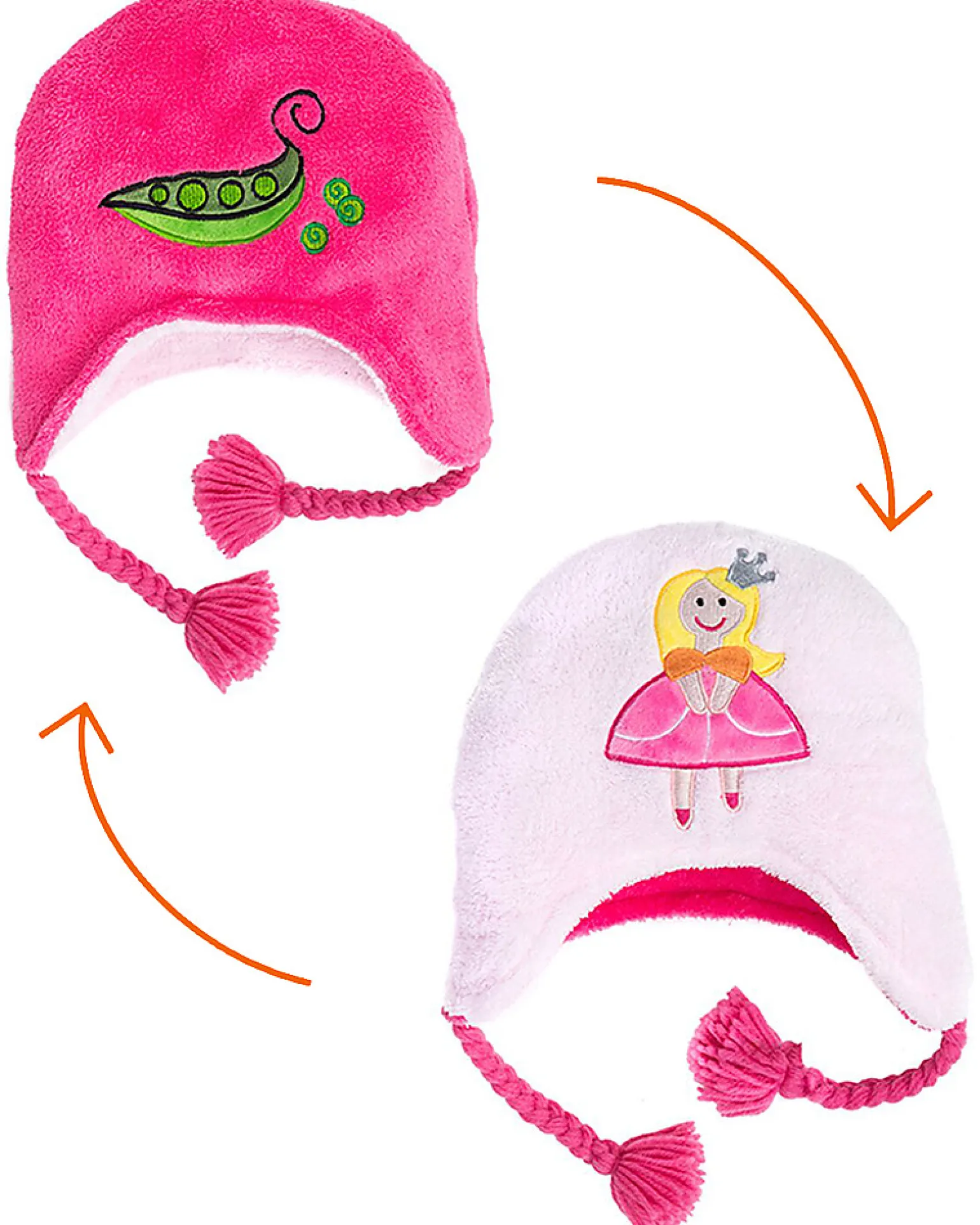 Cappello Invernale Reversibile in Pile - Principessa+Pisellini - Anti-UV SPF 50+