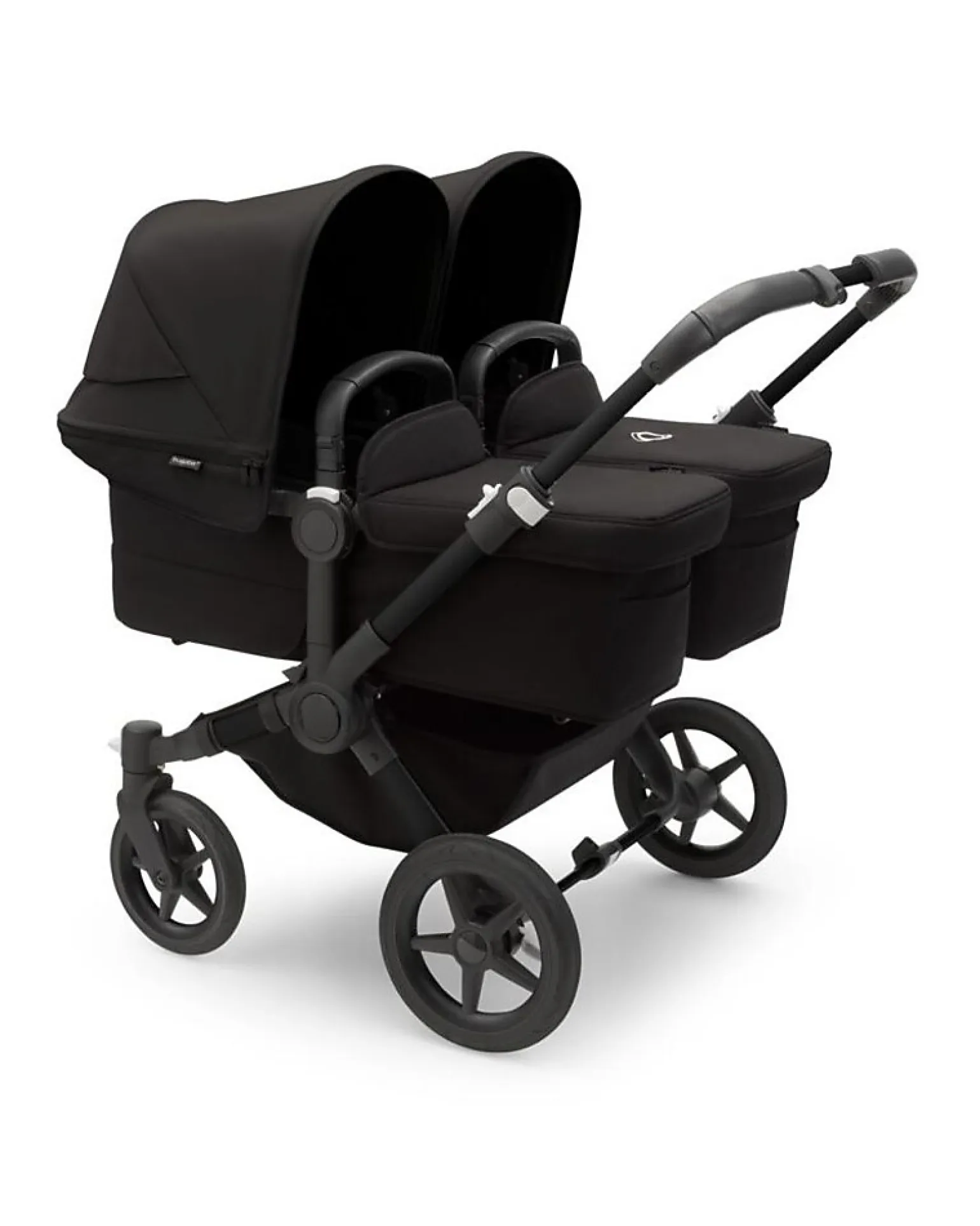 Carrozzina/Passeggino Donkey 5 Mono Completo - Nero - Si Converte in Gemellare in Soli 3 Click!