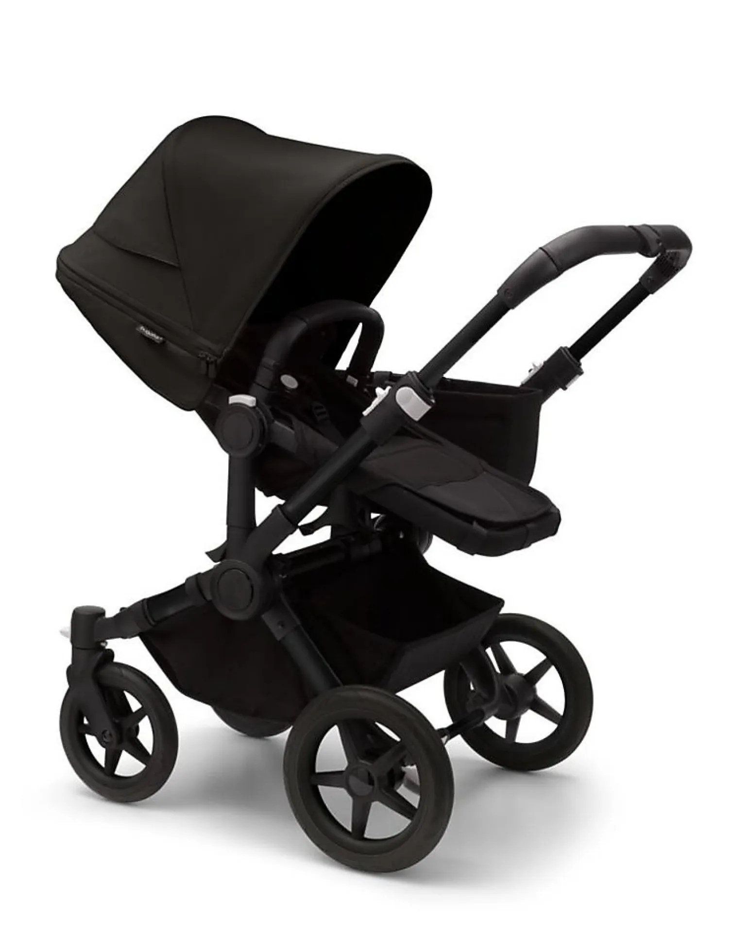 Carrozzina/Passeggino Donkey 5 Mono Completo - Nero - Si Converte in Gemellare in Soli 3 Click!