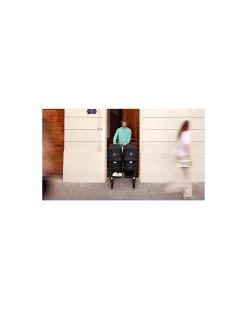 Carrozzina/Passeggino Donkey 5 Mono Completo - Nero - Si Converte in Gemellare in Soli 3 Click!