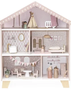 Casa delle Bambole - Rosa - In Legno