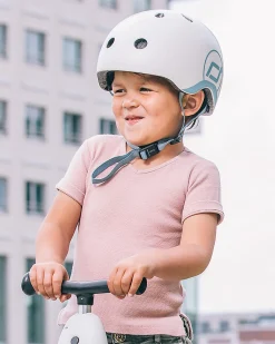 Casco Baby XXS-S - Grigio Cenere - 45-51 cm
