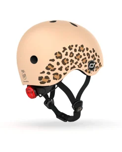 Casco Baby XXS-S -Leopardo - 45-51 cm