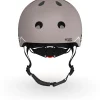 Casco Baby XXS-S - Linee Marroni - 45-51 cm