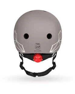 Casco Baby XXS-S - Linee Marroni - 45-51 cm