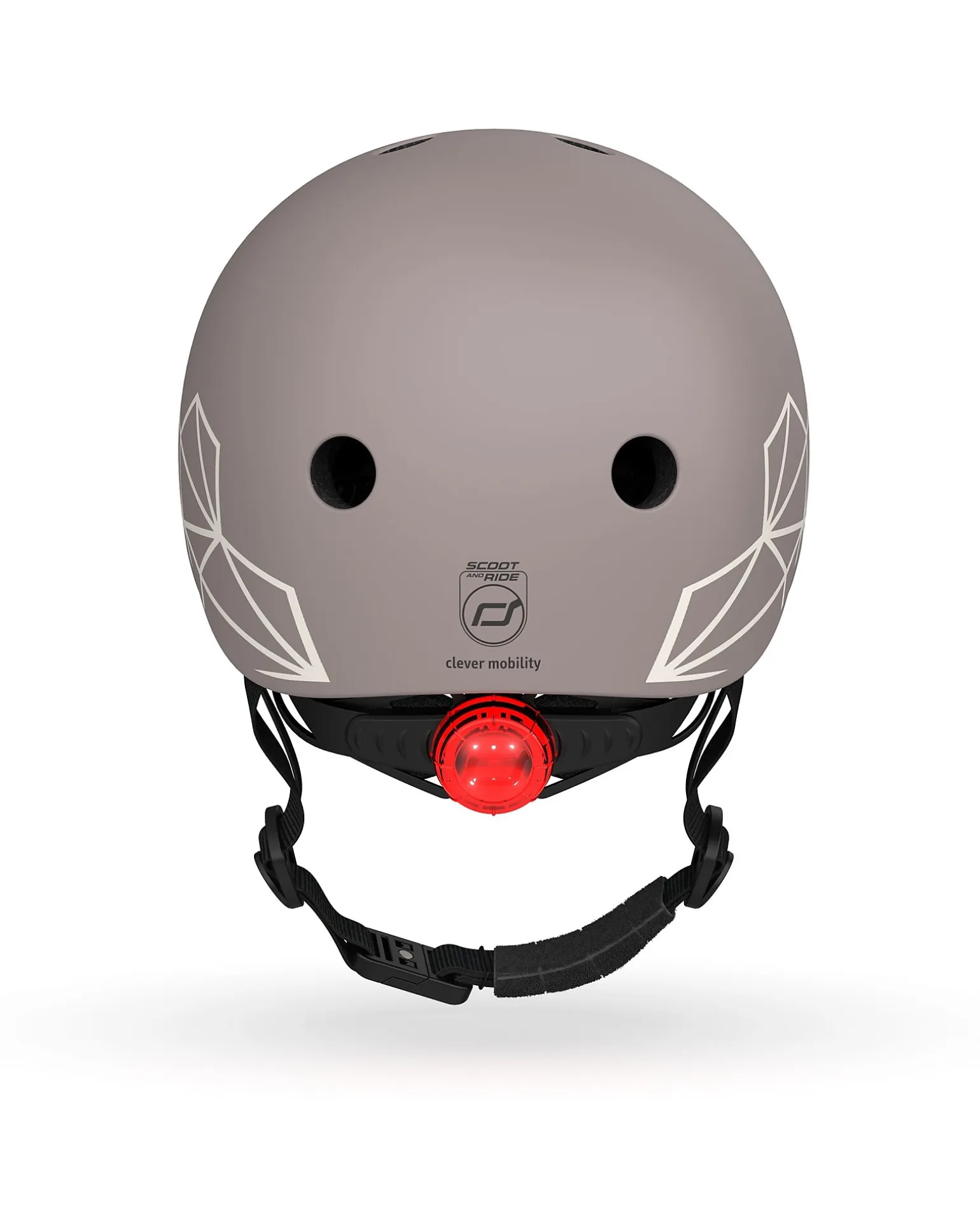 Casco Baby XXS-S - Linee Marroni - 45-51 cm