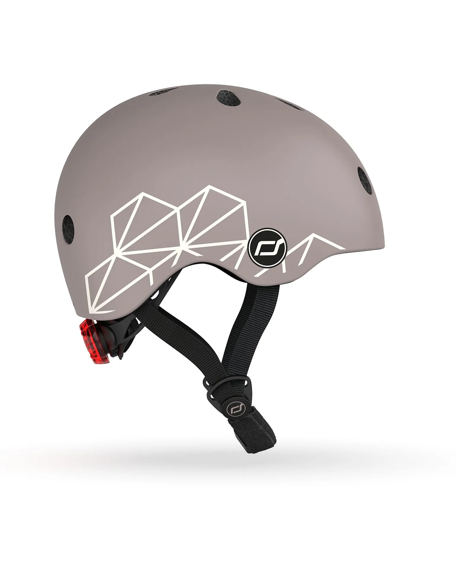 Casco Baby XXS-S - Linee Marroni - 45-51 cm