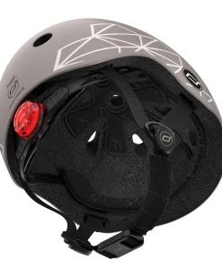 Casco Baby XXS-S - Linee Marroni - 45-51 cm