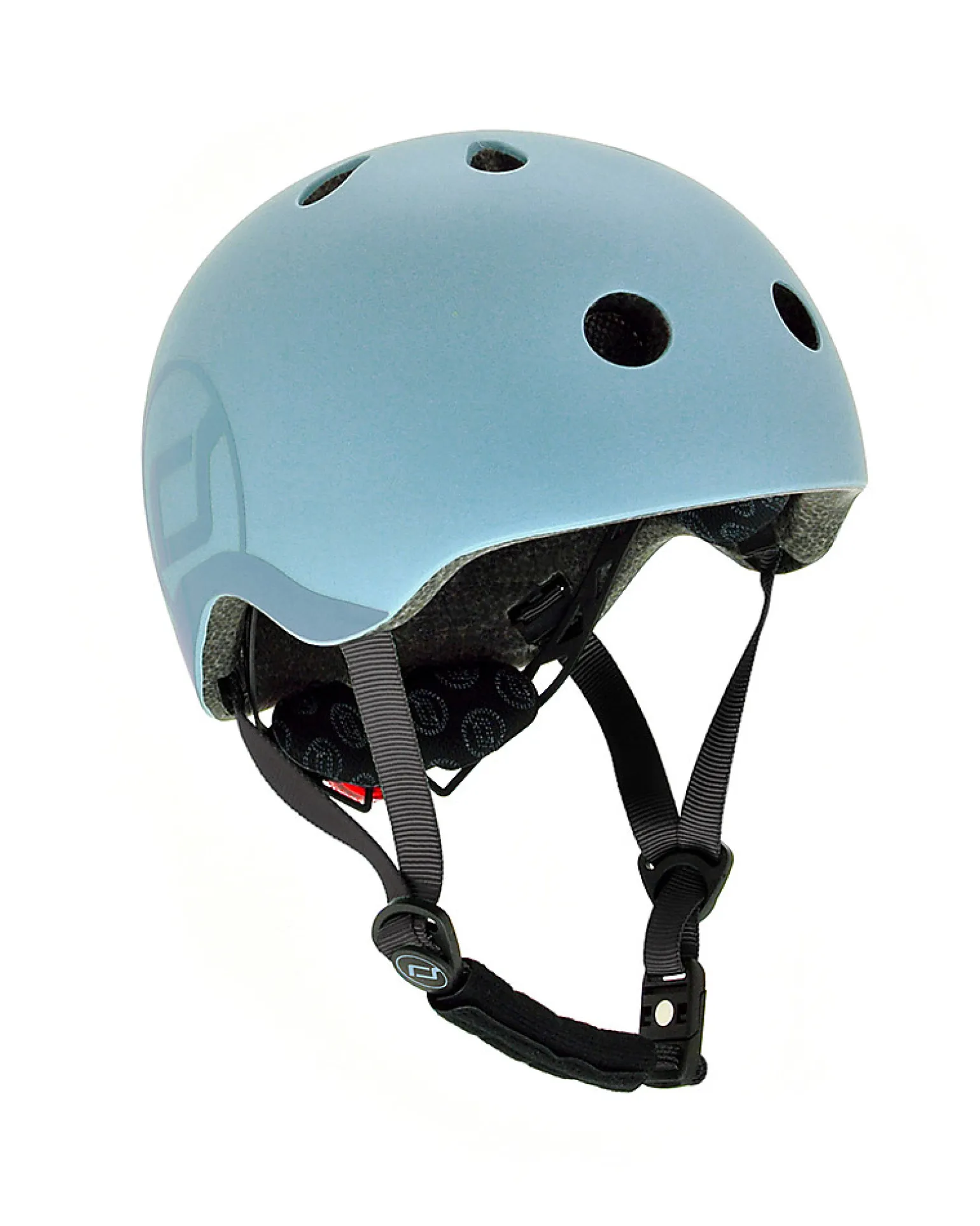Casco Bambino S-M - Blu Acciaio - 51-55 cm