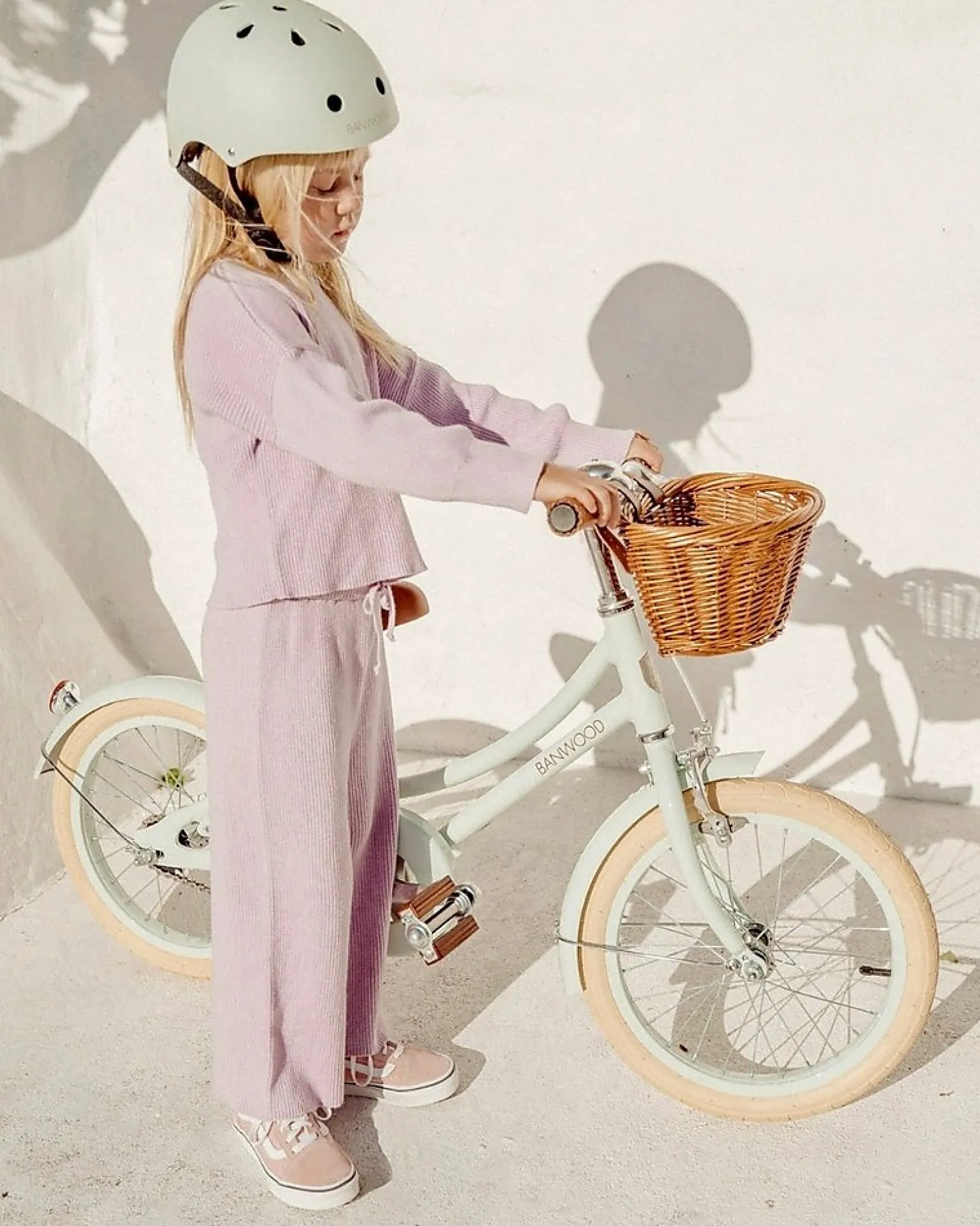 Casco Classico per Biciclette Menta - per Bambini da 3 a 7 Anni!