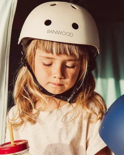 Casco Classico per Biciclette Crema - Per Bambini da 3 a 7 Anni!