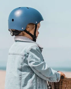 Casco Classico per Biciclette, Blu Navy - Per Bambini da 3 a 7 Anni!