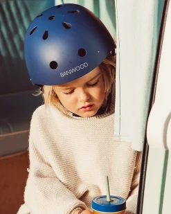 Casco Classico per Biciclette, Blu Navy - Per Bambini da 3 a 7 Anni!